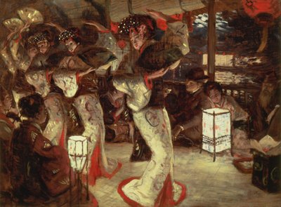 De Verloren Zoon in het Moderne Leven: In Vreemde Landen, c.1882 (voorbereidende schets) door James Jacques Joseph Tissot