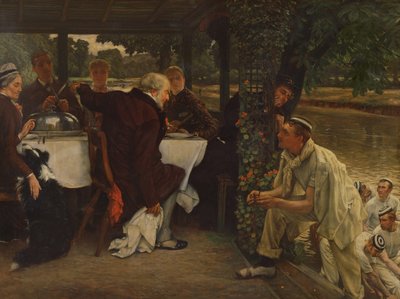 De Verloren Zoon in het moderne leven: Het gemeste kalf, 1880 door James Jacques Joseph Tissot