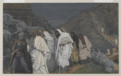 De Protesten van Sint Petrus, illustratie uit Het Leven van Onze Heer Jezus Christus, 1886-94 door James Jacques Joseph Tissot
