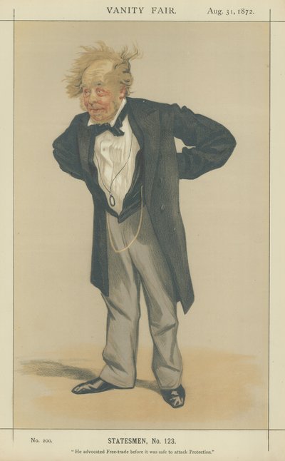 De zeer eerwaarde Charles Pelham Villiers door James Jacques Joseph Tissot