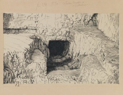De Ronde Steen gezien van buiten, illustratie uit Het Leven van Onze Heer Jezus Christus door James Jacques Joseph Tissot