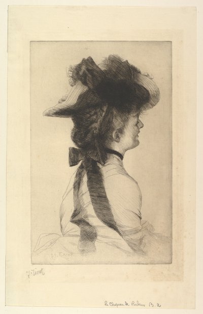 De Rubens hoed door James Jacques Joseph Tissot
