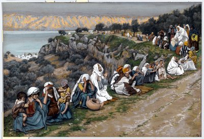 De zieken wachten tot Jezus voorbijgaat, illustratie voor Het leven van Christus door James Jacques Joseph Tissot