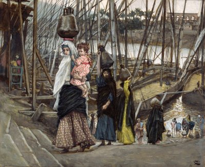Het Verblijf, Egypte, illustratie voor Het Leven van Christus, c.1886-94 door James Jacques Joseph Tissot