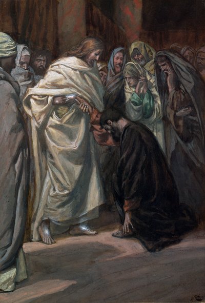 Het ongeloof van Sint Thomas, illustratie voor Het leven van Christus, ca. 1884-96 door James Jacques Joseph Tissot