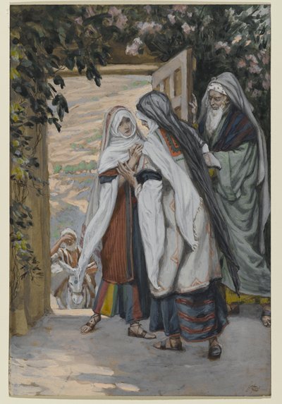 Het bezoek, illustratie voor Het leven van Christus, c.1886-94 door James Jacques Joseph Tissot