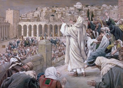 De Stem uit de Hemel, illustratie voor Het Leven van Christus door James Jacques Joseph Tissot