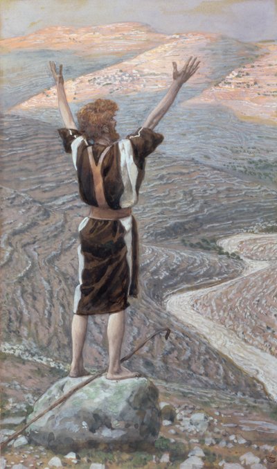De Stem in de Woestijn, illustratie voor Het Leven van Christus, c.1886-96 door James Jacques Joseph Tissot