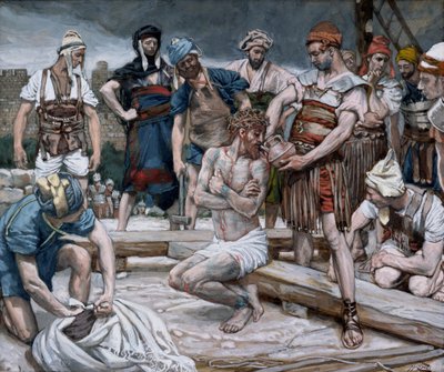 De wijn gemengd met mirre, illustratie voor Het leven van Christus, ca. 1884-96 door James Jacques Joseph Tissot