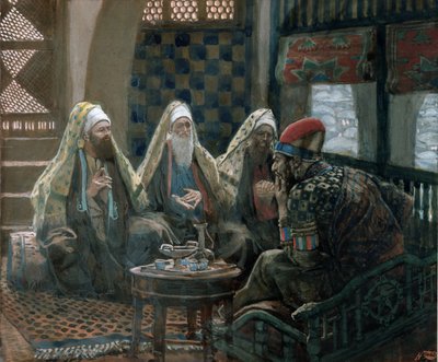 De Wijzen en Herodes, illustratie voor Het leven van Christus, ca. 1886-94 door James Jacques Joseph Tissot