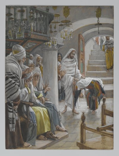 De vrouw met een ziekte van achttien jaar door James Jacques Joseph Tissot