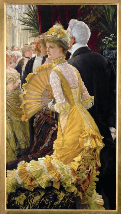 De bal, ca. 1878 (schilderij op doek) door James Jacques Joseph Tissot