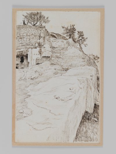 Graven van de Vallei van Hinnom, illustratie uit Het Leven van Onze Heer Jezus Christus door James Jacques Joseph Tissot
