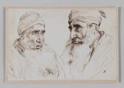 Typen van Joden, Jeruzalem, illustratie uit Het Leven van Onze Heer Jezus Christus door James Jacques Joseph Tissot