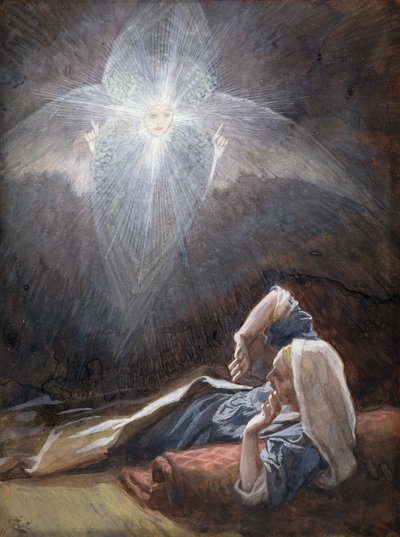 Visioen van St. Jozef, illustratie voor Het leven van Christus, c.1886-94 door James Jacques Joseph Tissot