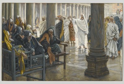 Wee u, schriftgeleerden en Farizeeën door James Jacques Joseph Tissot