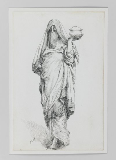 Vrouw van Caïro, illustratie uit Het Leven van Onze Heer Jezus Christus door James Jacques Joseph Tissot