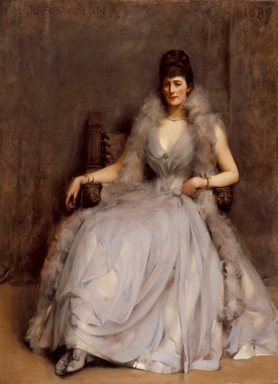 Portret van Cecilia Tower door James Jebusa Shannon