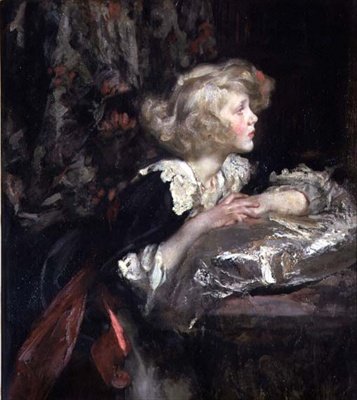 Portret van Lady Diana Manners, later Lady Diana Cooper door James Jebusa Shannon