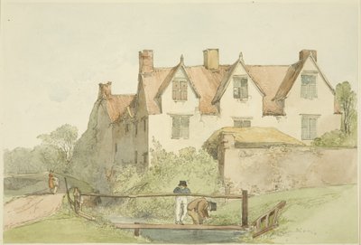 Landhuis van rechter Foster (griffier van Bristol) nabij Ashley Barn (Lower Ashley House) door James Johnson
