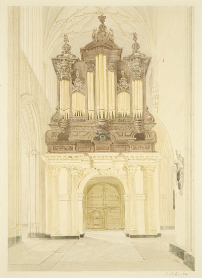 Orgel en orgelgalerij van St Mary Redcliffe door James Johnson