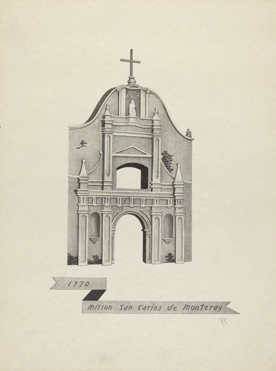 Mision San Carlos de Monterey door James Jones