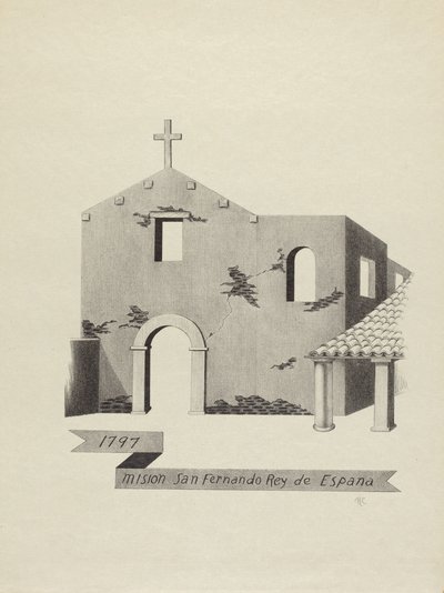 Mision San Fernando Rey de España door James Jones