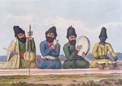 Perzische Muzikanten uit 