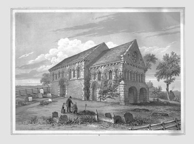 St. Nicolaaskerk, Barfreston, laat 19e eeuw door James Kellaway Colling