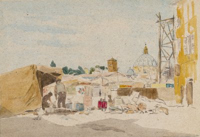 Bouwplaats: Rome door James Kerr Lawson