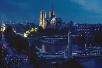 Buitenaanzicht van de Notre Dame 