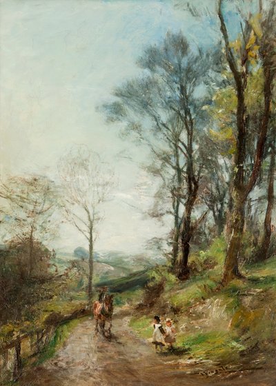 Een lentedag in Colinton door James Lawton Wingate