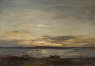 Gouden zonsondergang, Fairlie door James Lawton Wingate