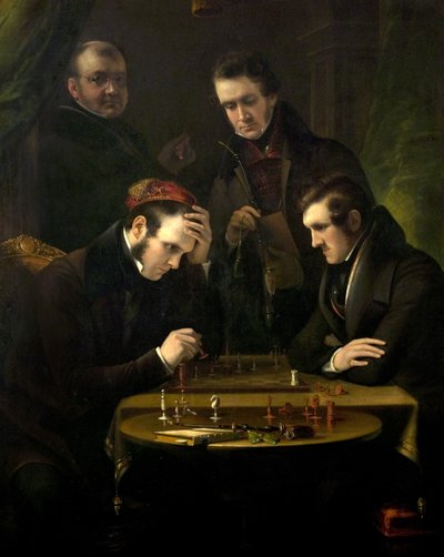 De Schaakspelers door James Lonsdale