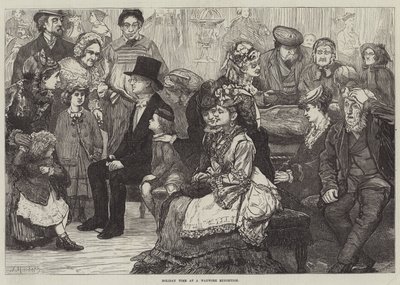 Vakantietijd bij een Wasbeeldenmuseum door James Macbeth