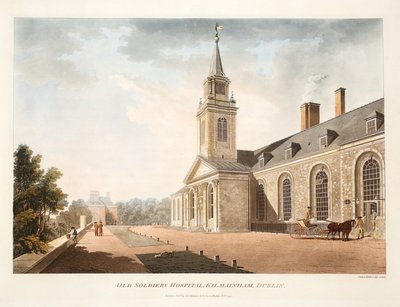 Oud Soldatenziekenhuis, Kilmainham, Dublin, 1794 door James Malton
