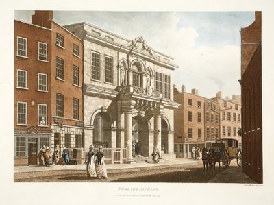 Tholsel, Dublin, 1798 door James Malton