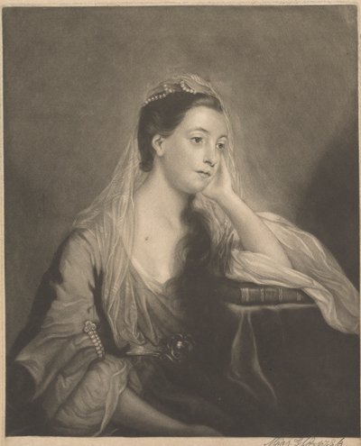 Mevrouw Hannah Horneck door James McArdell