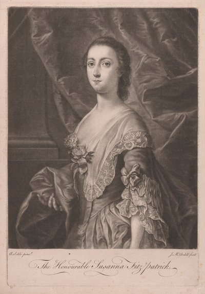 De Eerbare Susanna Fitzpatrick door James McArdell