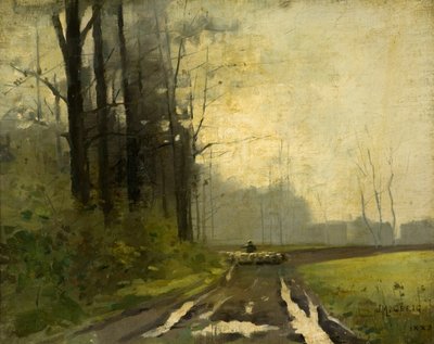 Landschap in Frankrijk door James McGavin Greig