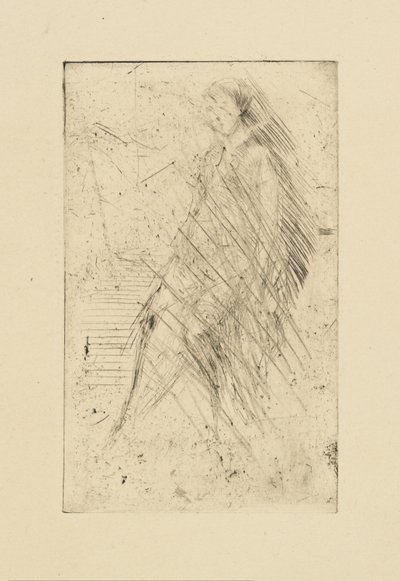 [76] Impressies van geannuleerde platen door Whistler - Rustend door James Abbott McNeill Whistler