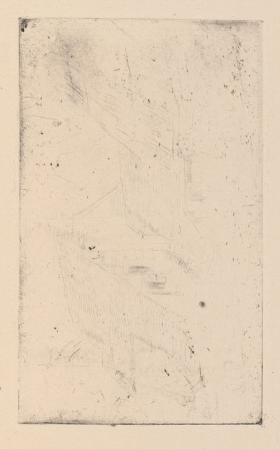 Impressies van geannuleerde platen door Whistler - De Muff door James Abbott McNeill Whistler