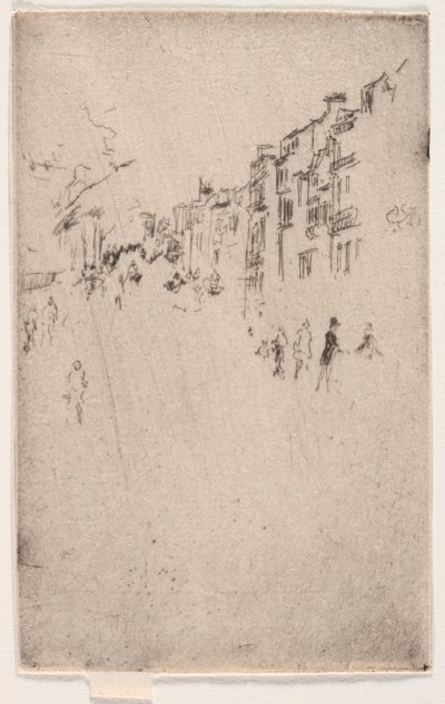 Een fragment van Piccadilly door James McNeill Whistler
