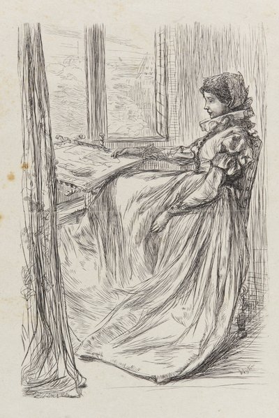 Een Illustratie voor De Ochtend voor het Bloedbad van St. Bartholomeus door James Abbott McNeill Whistler