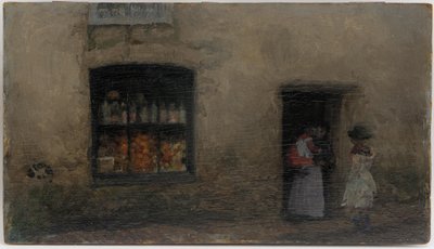 Een oranje noot: Snoepwinkel door James Abbott McNeill Whistler