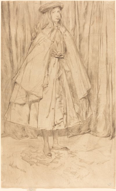 Annie Haden door James Abbott McNeill Whistler