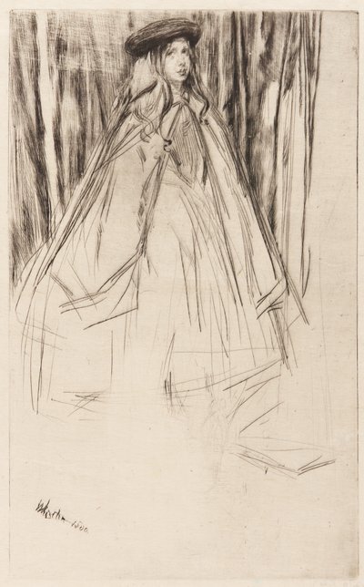 Annie Haden door James Abbott McNeill Whistler