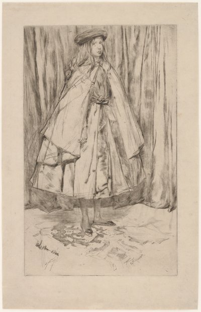 Annie Haden door James Abbott McNeill Whistler