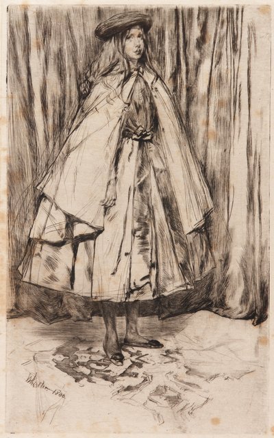 Annie Haden door James Abbott McNeill Whistler