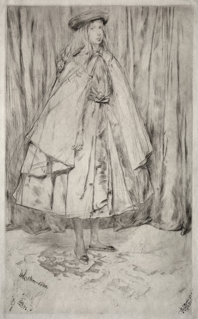 Annie Haden door James Abbott McNeill Whistler